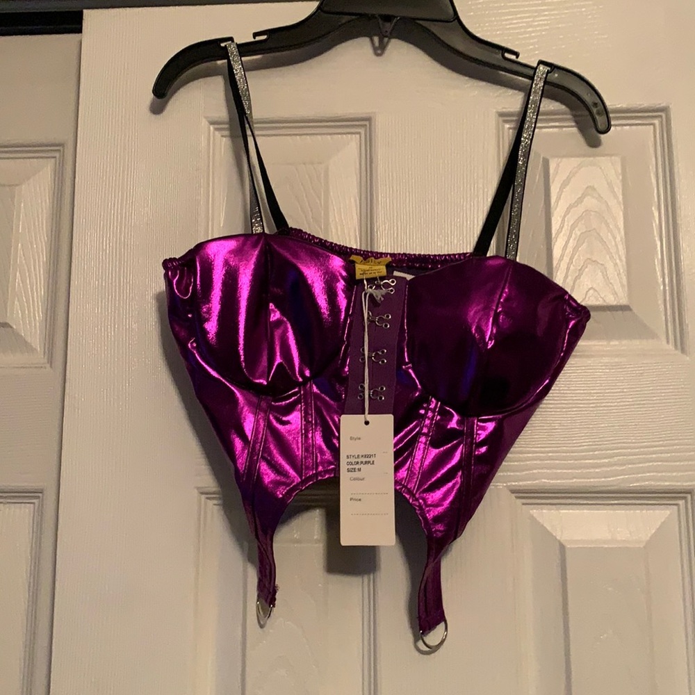 Purple Metallic top